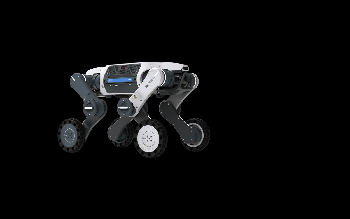 Lynx S10 — render oficial em transformação roda-perna