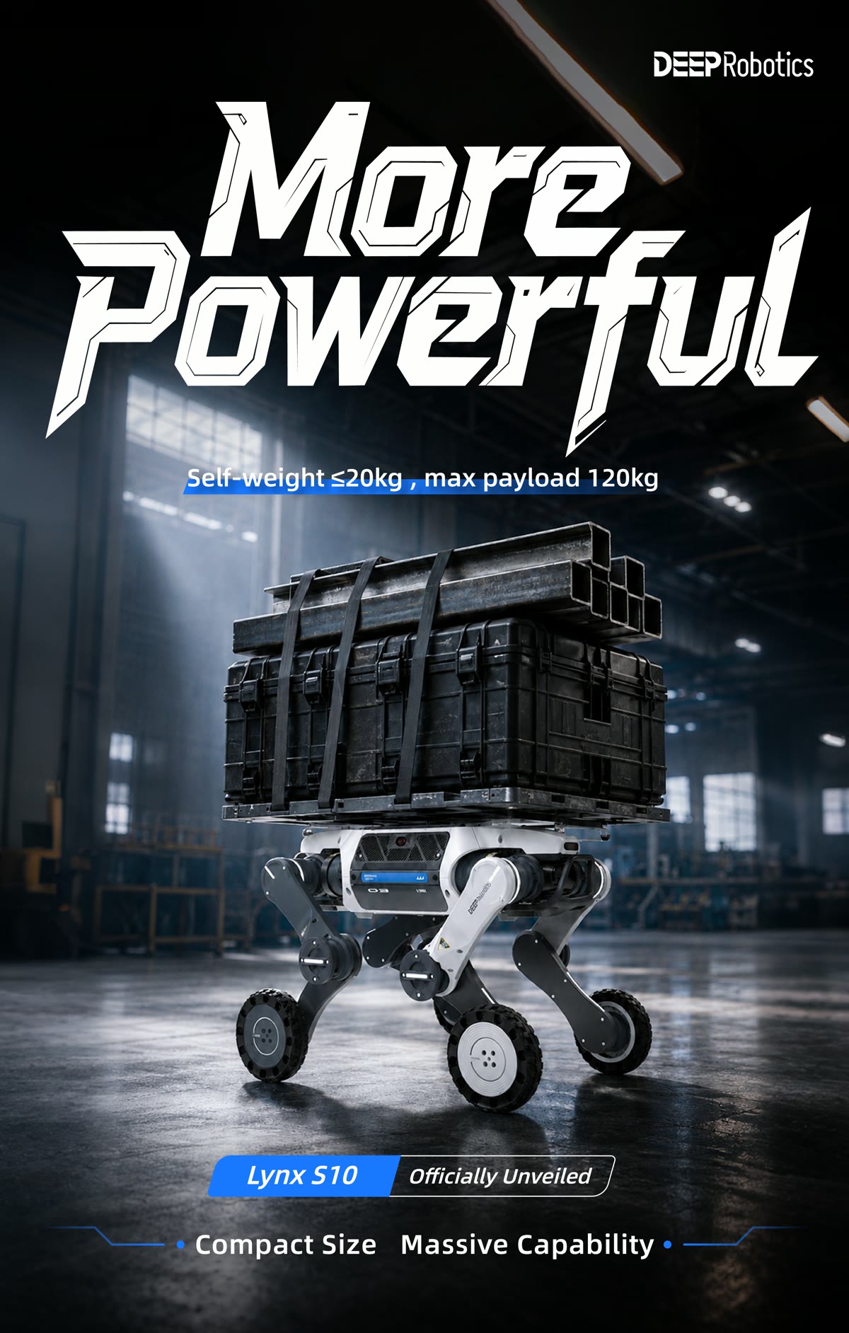 Lynx S10 — arte oficial More Powerful, carga máxima